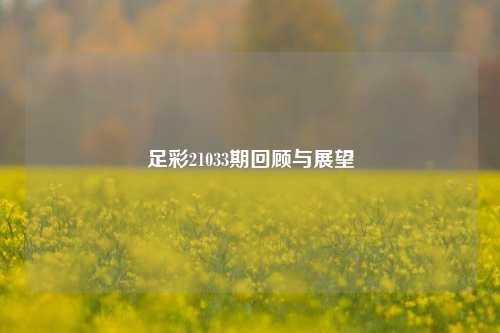 足彩21033期回顾与展望