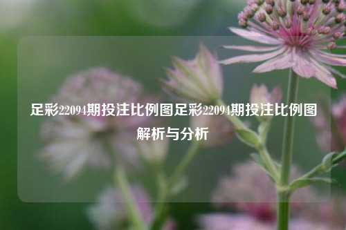 足彩22094期投注比例图足彩22094期投注比例图解析与分析