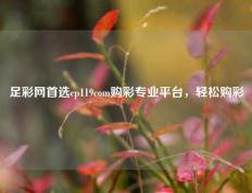 足彩网首选cp119com购彩专业平台，轻松购彩