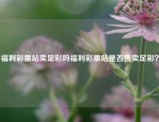 福利彩票站卖足彩吗福利彩票站是否售卖足彩？