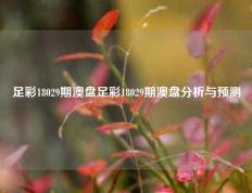足彩18029期澳盘足彩18029期澳盘分析与预测