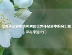 世界杯足彩中奖彩票图世界杯足彩中的奇幻色彩与幸运之门