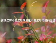 传统足彩中国足彩网资讯中国足彩市场的变迁