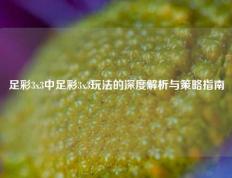 足彩3x3中足彩3x3玩法的深度解析与策略指南