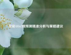 足彩18167期预测精准分析与策略建议