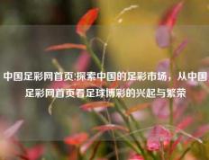 中国足彩网首页!探索中国的足彩市场，从中国足彩网首页看足球博彩的兴起与繁荣