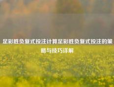 足彩胜负复式投注计算足彩胜负复式投注的策略与技巧详解