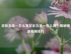 足彩五串一怎么算足彩五串一怎么算？揭秘精准预测技巧