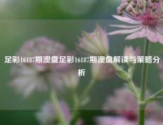 足彩16187期澳盘足彩16187期澳盘解读与策略分析