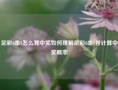 足彩8串1怎么算中奖如何理解足彩8串1并计算中奖概率