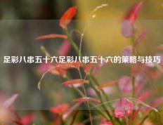 足彩八串五十六足彩八串五十六的策略与技巧