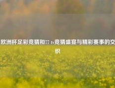 欧洲杯足彩竞猜和77 tv竞猜盛宴与精彩赛事的交织