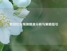 欧冠比分预测精准分析与策略指引