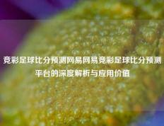 竞彩足球比分预测网易网易竞彩足球比分预测平台的深度解析与应用价值
