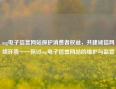 mg电子信誉网站保护消费者权益，共建诚信网络环境——探讨mg电子信誉网站的维护与监管