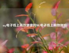 mg电子线上高效便捷的MG电子线上购物体验