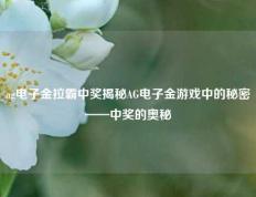 ag电子金拉霸中奖揭秘AG电子金游戏中的秘密——中奖的奥秘