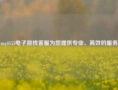 mg4155电子游戏客服为您提供专业、高效的服务
