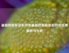 最新欧联杯足彩开奖最新欧联杯足彩开奖结果解析与分析