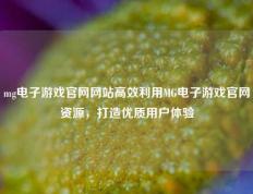 mg电子游戏官网网站高效利用MG电子游戏官网资源，打造优质用户体验