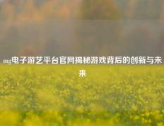 mg电子游艺平台官网揭秘游戏背后的创新与未来