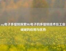 mg电子多旋转探索MG电子的多旋转技术在工业领域的应用与优势