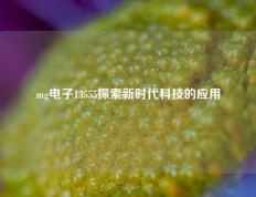mg电子13555探索新时代科技的应用