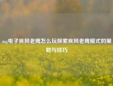 mg电子疾风老鹰怎么玩探索疾风老鹰模式的策略与技巧