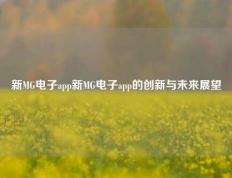 新MG电子app新MG电子app的创新与未来展望