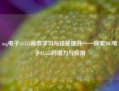 mg电子41555高效学习与技能提升——探索MG电子41555的潜力与应用