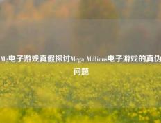 Mg电子游戏真假探讨Mega Millions电子游戏的真伪问题