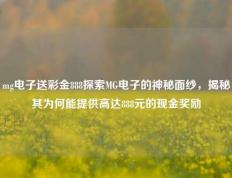 mg电子送彩金888探索MG电子的神秘面纱，揭秘其为何能提供高达888元的现金奖励