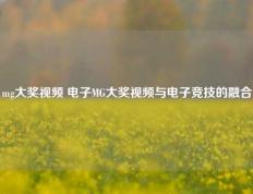 mg大奖视频 电子MG大奖视频与电子竞技的融合