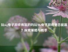 玩mg电子游戏有赢的吗玩MG电子游戏是否能赢？探索策略与概率