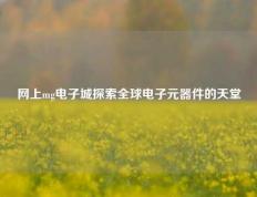 网上mg电子城探索全球电子元器件的天堂