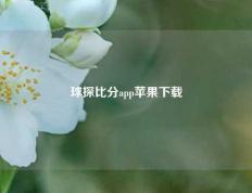 球探比分app苹果下载