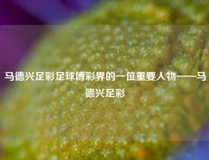 马德兴足彩足球博彩界的一位重要人物——马德兴足彩