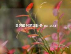 皇冠即时足球比分 192.168.8.1