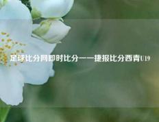 足球比分网即时比分一一捷报比分西青U19