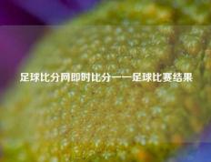 足球比分网即时比分一一足球比赛结果
