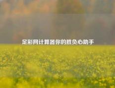 足彩网计算器你的胜负心助手