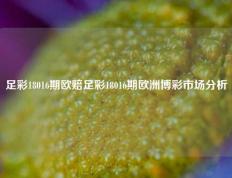 足彩18016期欧赔足彩18016期欧洲博彩市场分析