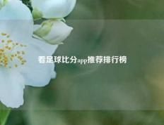 看足球比分app推荐排行榜