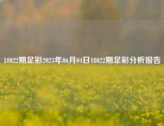 18022期足彩2023年06月04日18022期足彩分析报告