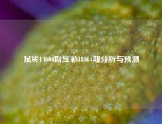 足彩18004期足彩18004期分析与预测