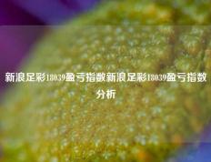新浪足彩18039盈亏指数新浪足彩18039盈亏指数分析