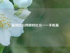 蓝球比分网即时比分一一手机版