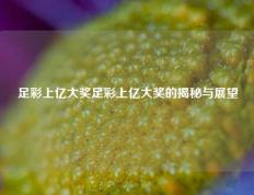 足彩上亿大奖足彩上亿大奖的揭秘与展望