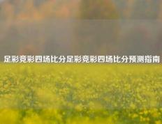 足彩竞彩四场比分足彩竞彩四场比分预测指南