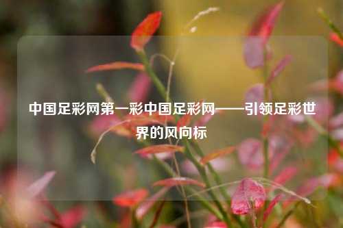 中国足彩网第一彩中国足彩网——引领足彩世界的风向标